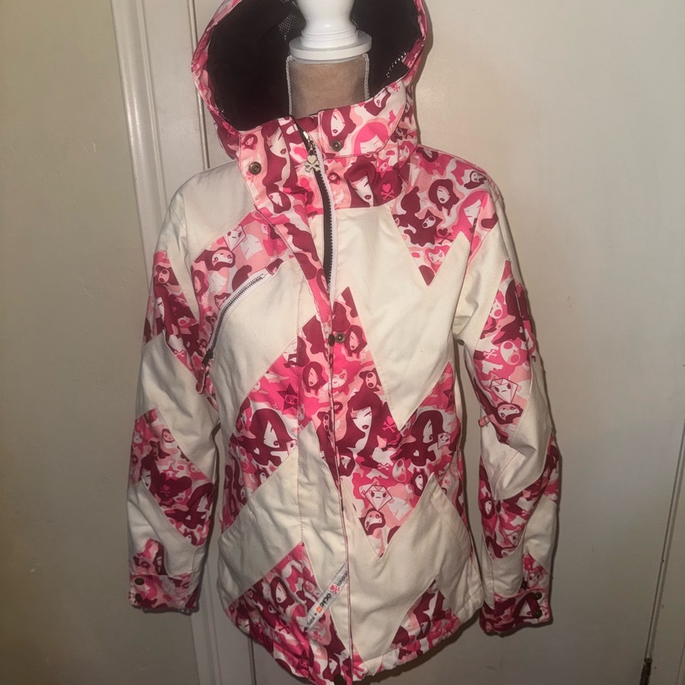 Tokidoki X Ride Snowboards rare vintage ski snow jacket